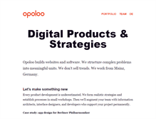 Tablet Screenshot of opoloo.com